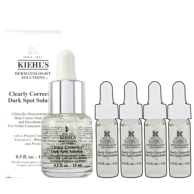KIEHLS激光極淨白淡斑精華15ml+4mlx4(公司貨)