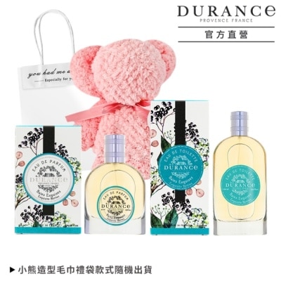 DURANCE DURANCE朵昂思 花漾香水禮盒組[淡香水+淡香精+小熊禮袋]-黑醋栗漿果-專櫃公司貨