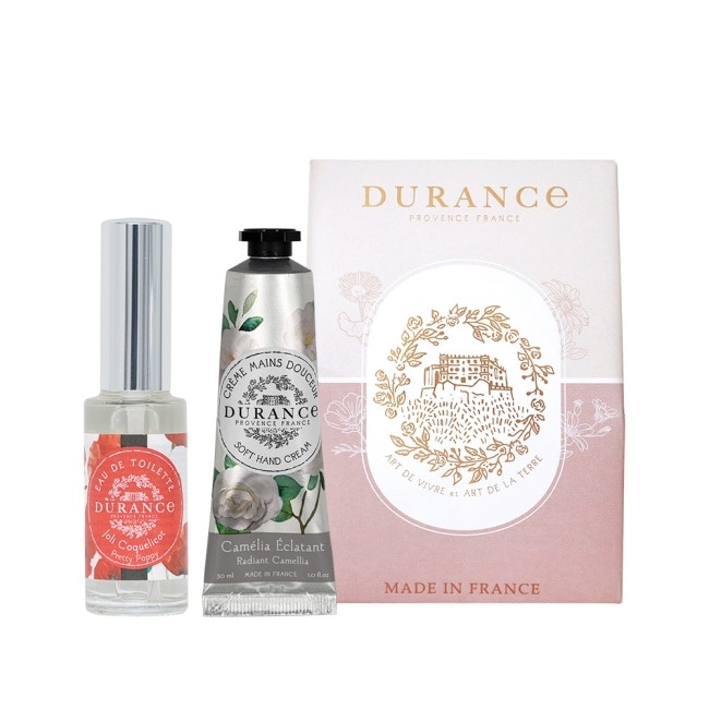 DURANCE朵昂思 口袋裡的香氣日常[罌粟花淡香水14ml+山茶花護手霜30ml]-專櫃公司貨