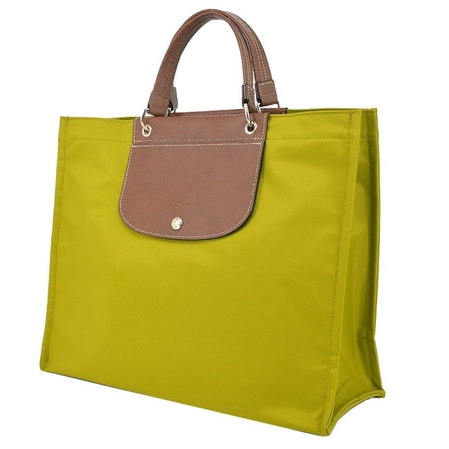 LONGCHAMP CABAS LONGCHAMP系列手提包(大/奇異果綠)10306-HGH-036