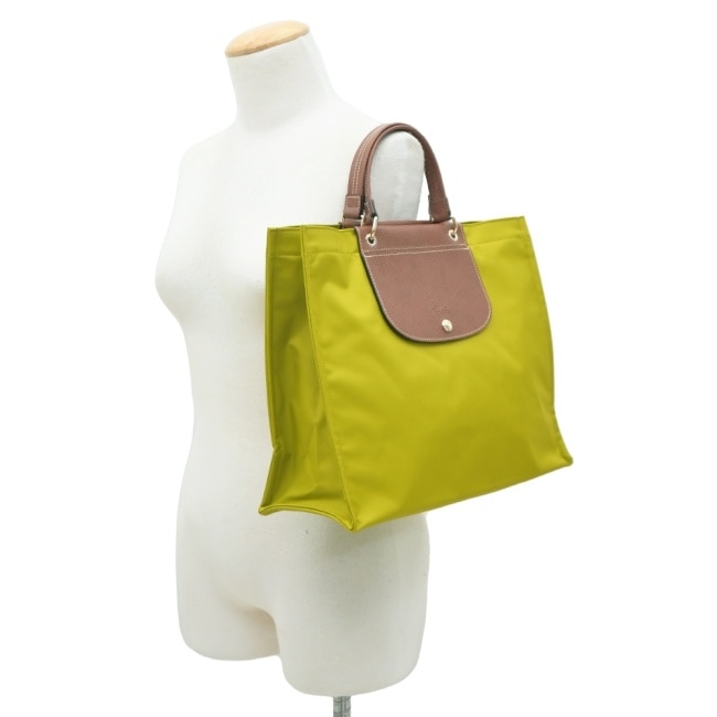 LONGCHAMP CABAS LONGCHAMP系列手提包(大/奇異果綠)10306-HGH-036