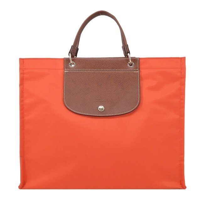 LONGCHAMP CABAS LONGCHAMP系列手提包(大/胡蘿蔔橘)10306-HGH-744