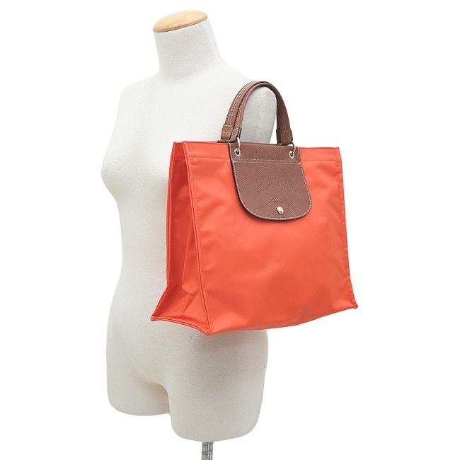 LONGCHAMP CABAS LONGCHAMP系列手提包(大/胡蘿蔔橘)10306-HGH-744