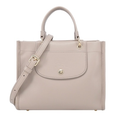 LONGCHAMP LONGCHAMP CABAS LONGCHAMP系列羊皮兩用包(小/泥褐)10309-HGO-266