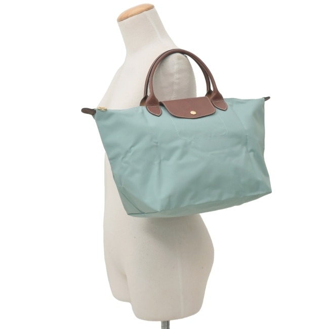 LONGCHAMP LE PLIAGE系列手提水餃包(中/青瓷綠)1623-089-P99