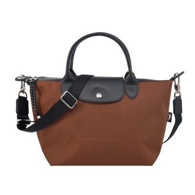 LONGCHAMP LONGCHAMP LE PLIAGE ENERGY系列再生尼龍兩用包(小/巧克力)L1512-HSR-203