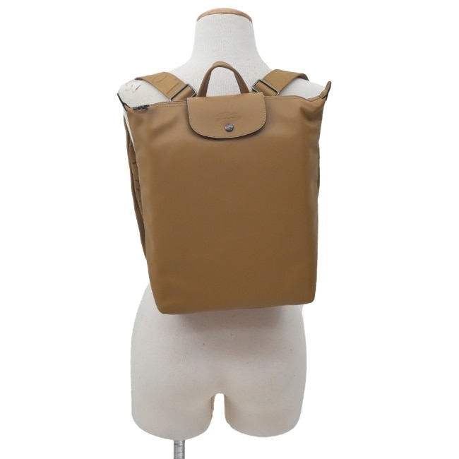 LONGCHAMP LE PLIAGE XTRA系列牛皮後背包(中/煙草棕)10287-987-004