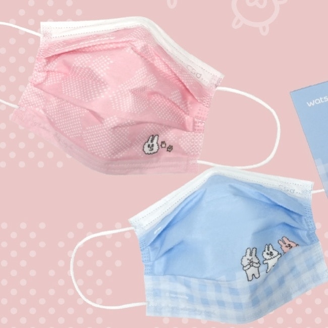 WATSONS X 兔子便利商店 中衛聯名口罩10片 (Mayo Friends)
