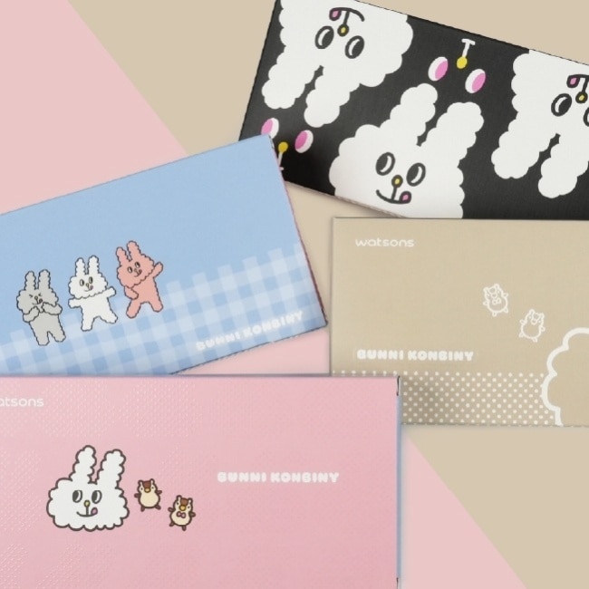 WATSONS X 兔子便利商店 中衛聯名口罩10片 (Mayo Friends)
