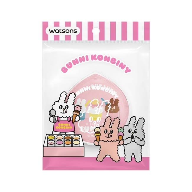 BUNNI KONBINY兔子便利商店水滴型舒芙蕾粉撲 1入