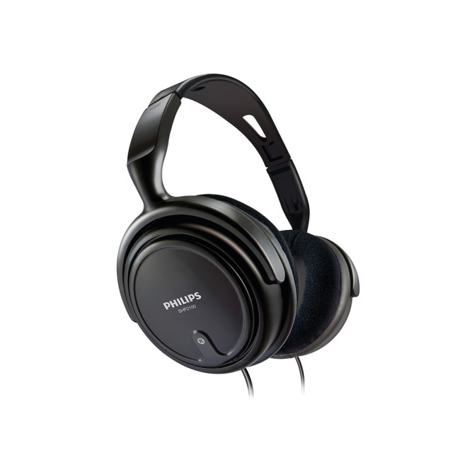 PHILIPS 強勁40mm單體HI-FI立體聲耳罩式有線音效耳機-SHP2100