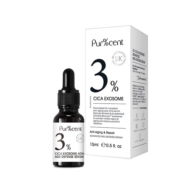 PUR%CENT璞珥森 3%CICA外泌體強化抗老肌因精華15ml