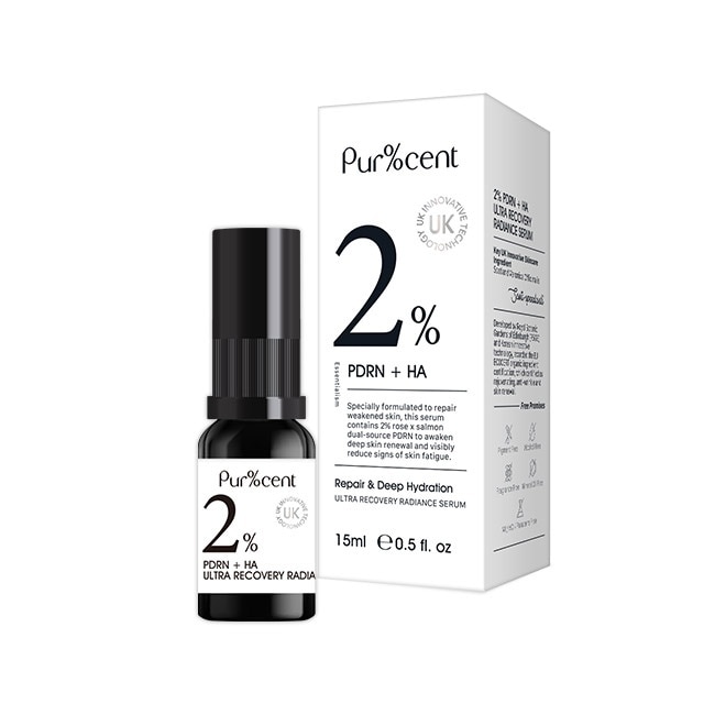 PUR%CENT璞珥森 2%PDRN+HA超修復水光亮澤精華15ml