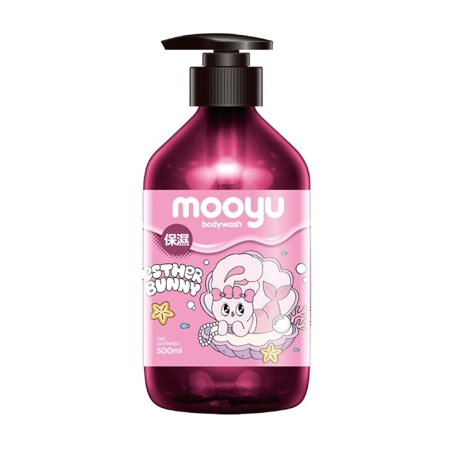 Mooyu沐語玫瑰膠原沐浴露500ml_艾絲樂小兔