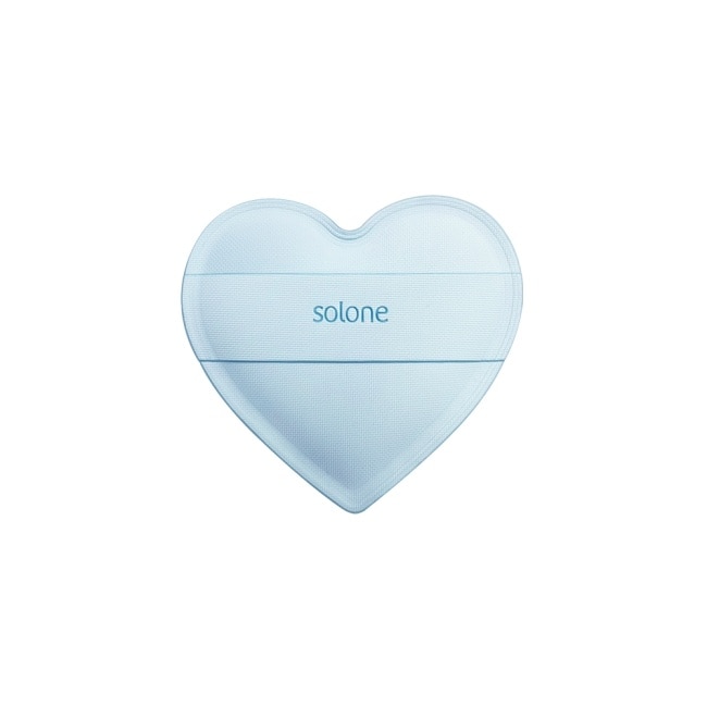 Solone 訂製舒芙蕾海綿 / 彈力心形 (藍色加大款) 1入