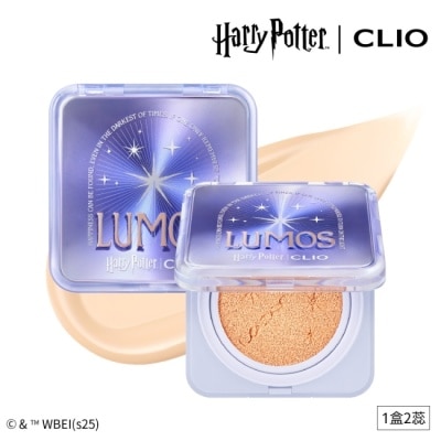 CLIO 珂莉奧 - 珂莉奧 羽緻無限緞光氣墊粉餅-哈利波特限定版 SPF50+， PA+++(21N明亮色) 15g*2