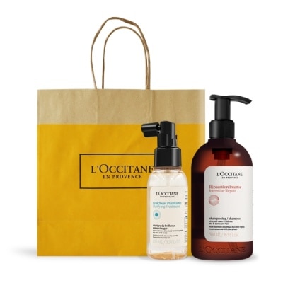 L’OCCITANE 歐舒丹 L’OCCITANE 歐舒丹 草本頭皮清新組[洗髮乳500ml+頭皮噴霧100ml]-國際航空版