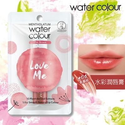 曼秀雷敦 曼秀雷敦Water Color水彩潤唇膏-06柔暮棕 3g