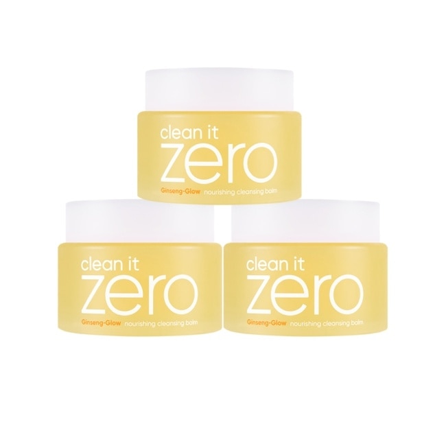 BANILACOZERO零感肌瞬淨卸妝霜-煥采人參100ml(三入組)