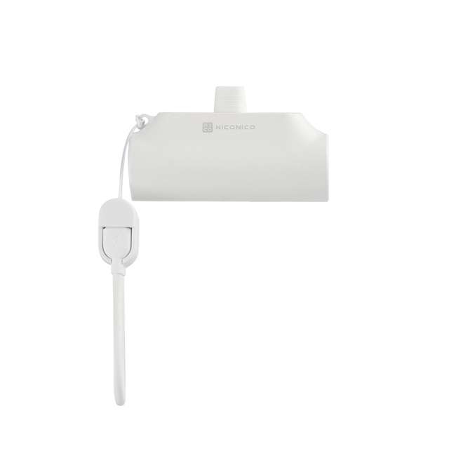 NICONICO Type-C口袋行動電源(4000mAh)-典雅白