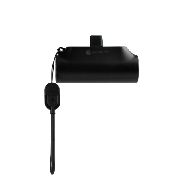 NICONICO Type-C口袋行動電源(4000mAh)-時尚黑