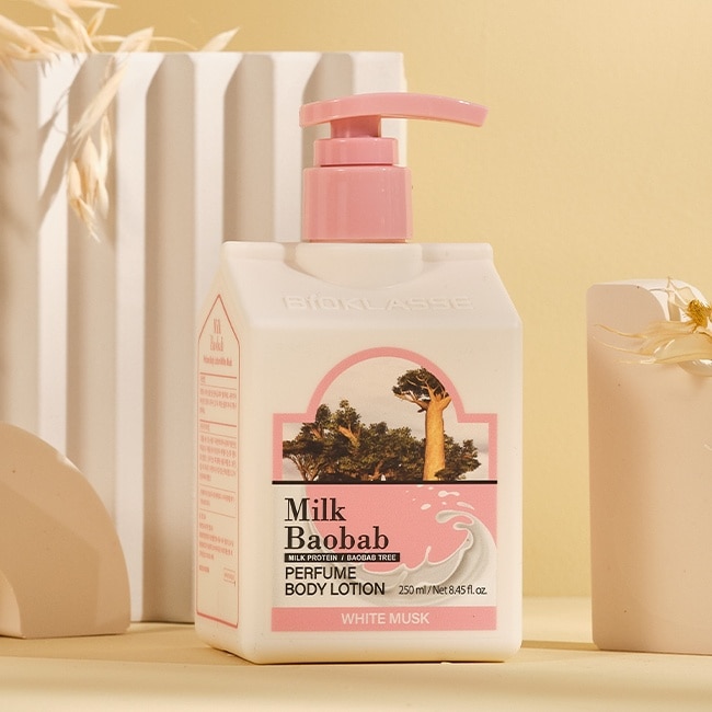 韓國Milk Baobab白麝香氛保濕身體乳 250ml