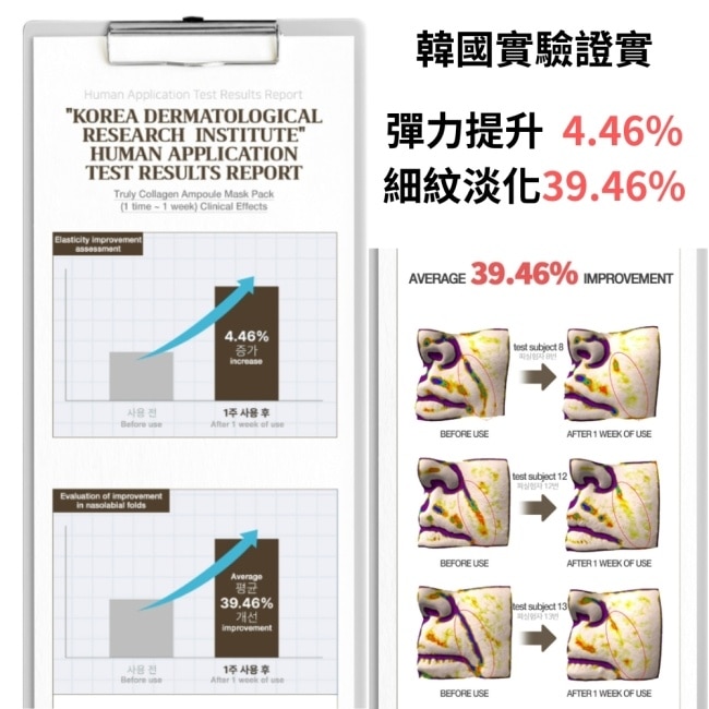 韓國LEBELAGE膠原彈嫩速效安瓶面膜28mlx20片/盒