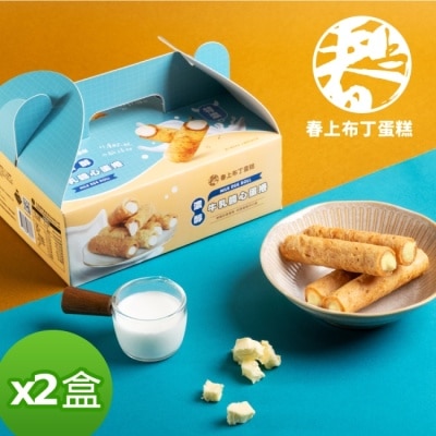 春上布丁蛋糕 春上布丁蛋糕濃醇牛乳醬心蛋捲15入/盒-共2盒