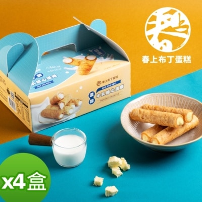 春上布丁蛋糕 春上布丁蛋糕濃醇牛乳醬心蛋捲15入/盒-共4盒