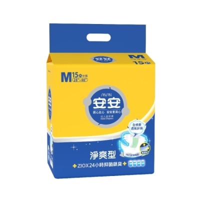 ANAN 安安淨爽型M號成褲 15片*6包-箱購