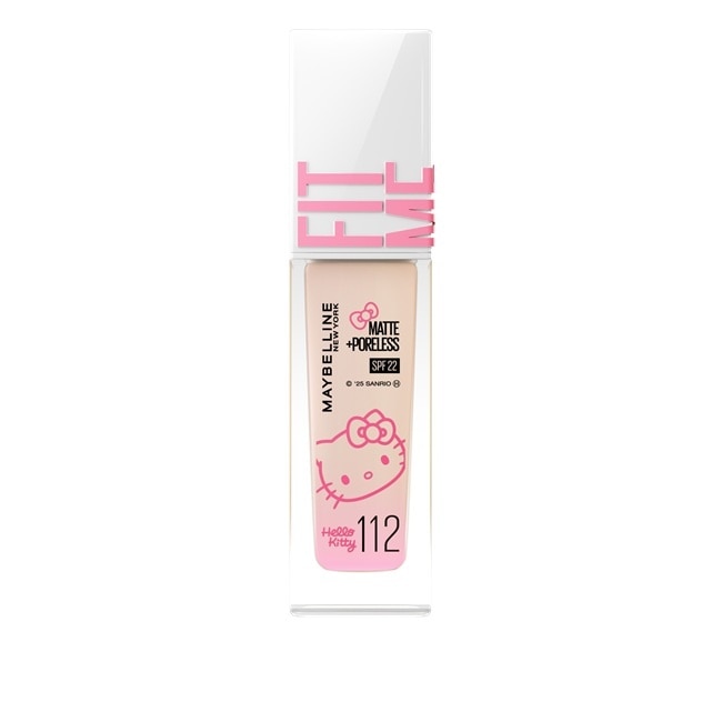 媚比琳 FIT ME反孔特霧粉底液 112 (Hello Kitty 聯名款) 30ml #NO.1粉底霸主