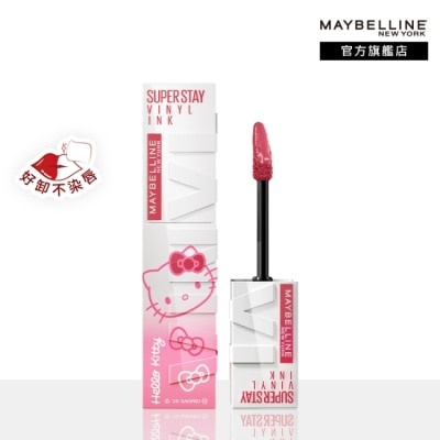 Maybelline 媚比琳 媚比琳 超持久水光鎖吻唇釉 66 甜粉澎澎裙 (Hello Kitty 聯名款) 4.2ml #水光啵啵唇
