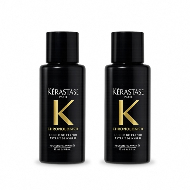 KERASTASE 卡詩 黑鑽極萃逆時玫瑰香氛露(15ml)X2-國際航空版