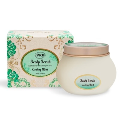 SABON SABON 沁心薄荷死海鹽頭皮磨砂膏(300g)-國際航空版