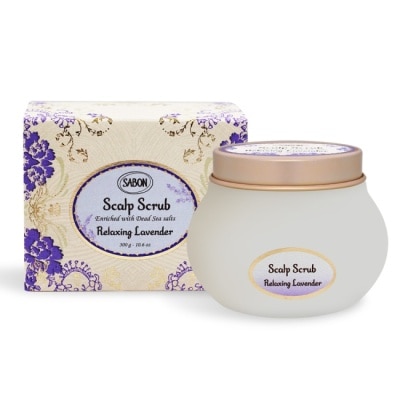 SABON SABON 舒緩薰衣草死海鹽頭皮磨砂膏(300g)-國際航空版
