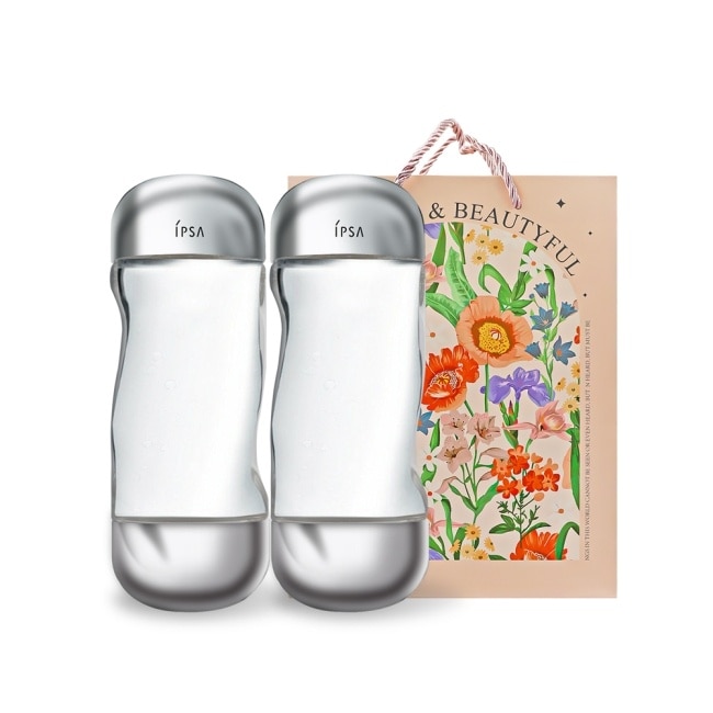 IPSA 美膚機能液雙瓶限量禮[機能液(200ml)X2+秘密花園品牌禮袋]-保養獻禮組-國際航空版
