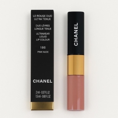 CHANEL 香奈兒 香奈兒 超炫耀持色唇萃 1.5ml+2ml 國際航空版 186-杏桃裸粉