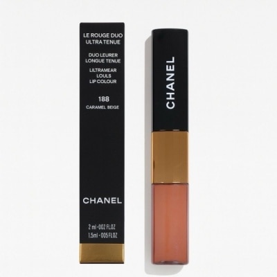 CHANEL 香奈兒 香奈兒 超炫耀持色唇萃 1.5ml+2ml 國際航空版 188-焦糖慕斯
