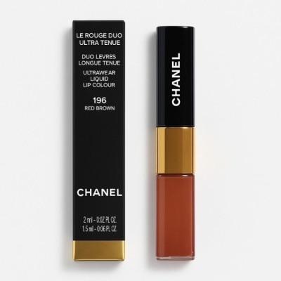 CHANEL 香奈兒 香奈兒 超炫耀持色唇萃 1.5ml+2ml 國際航空版 196-西柚磚紅