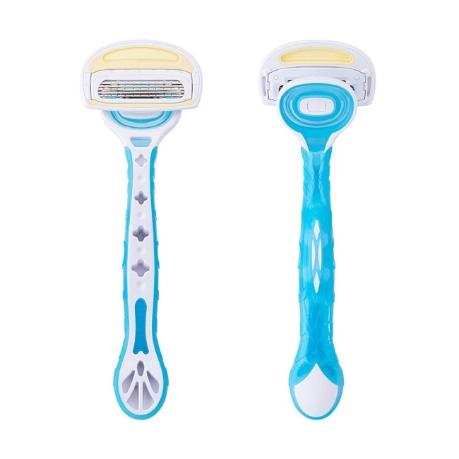 貝印 KAI AQUAFIT彈力美體刀(藍色/3入) AF-3B1