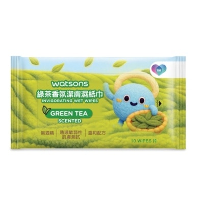 Watsons 屈臣氏 屈臣氏潔膚柔濕巾10片3包入(Community)