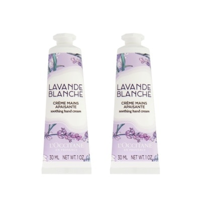 L’OCCITANE 歐舒丹 L’OCCITANE歐舒丹 白薰衣草護手霜(30ml) 2入組_國際航空版