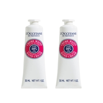L’OCCITANE 歐舒丹 L’OCCITANE歐舒丹 乳油木玫瑰護手霜(30ml) 2入組_國際航空版