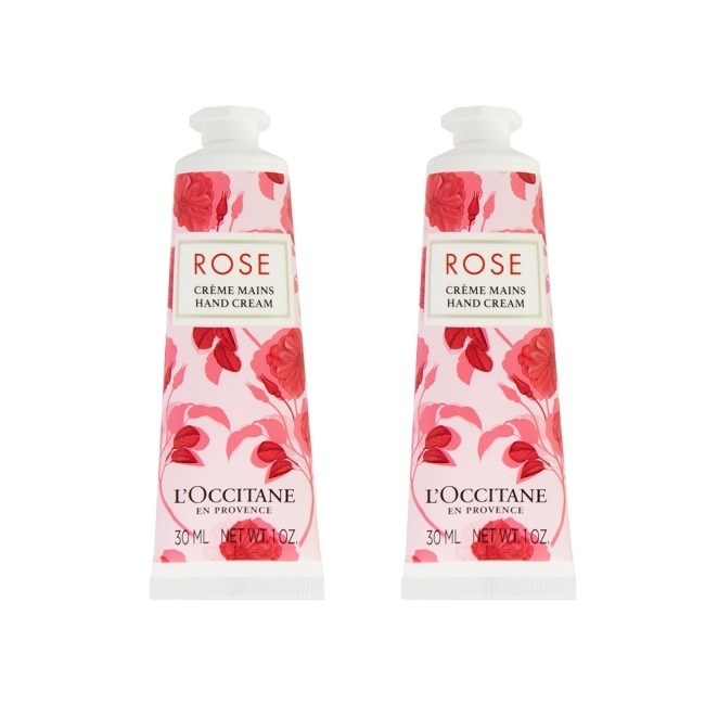 L’OCCITANE歐舒丹 玫瑰護手霜(30ml) 2入組_國際航空版