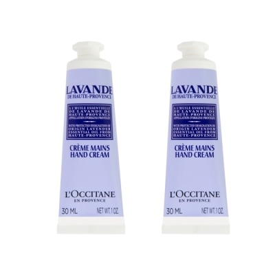 L’OCCITANE 歐舒丹 L’OCCITANE歐舒丹 薰衣草護手霜(30ml) 2入組_國際航空版