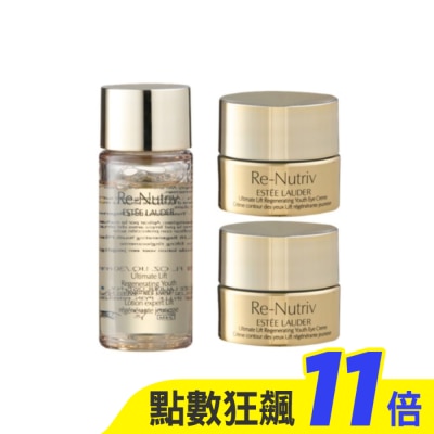 ESTEE LAUDER 雅詩蘭黛 【ESTEE LAUDER 雅詩蘭黛】白金級極萃花秘奢華組(花秘凝露30ml+花秘乳霜15mlX2) 公司貨
