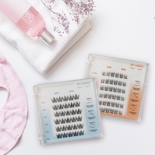 Miine 擬真軟毛分段式免膠假睫毛-濃密深邃30入