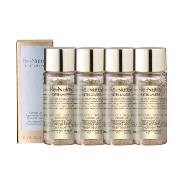 【ESTEE LAUDER 雅詩蘭黛】白金級極萃賦活花秘凝露 30ml*4 公司貨