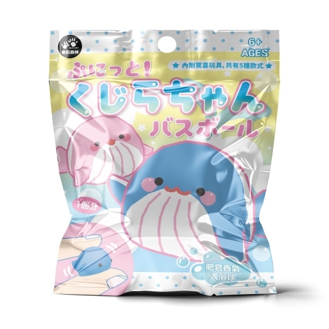 LOVE COLOR 日式泡澡入浴球50g(混款)(含小玩具鯨魚/大象/企鵝 image