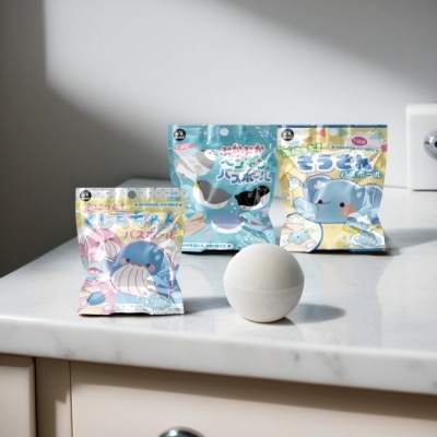 Watsons 屈臣氏 LOVE COLOR 日式泡澡入浴球50g(混款)(含小玩具鯨魚/大象/企鵝